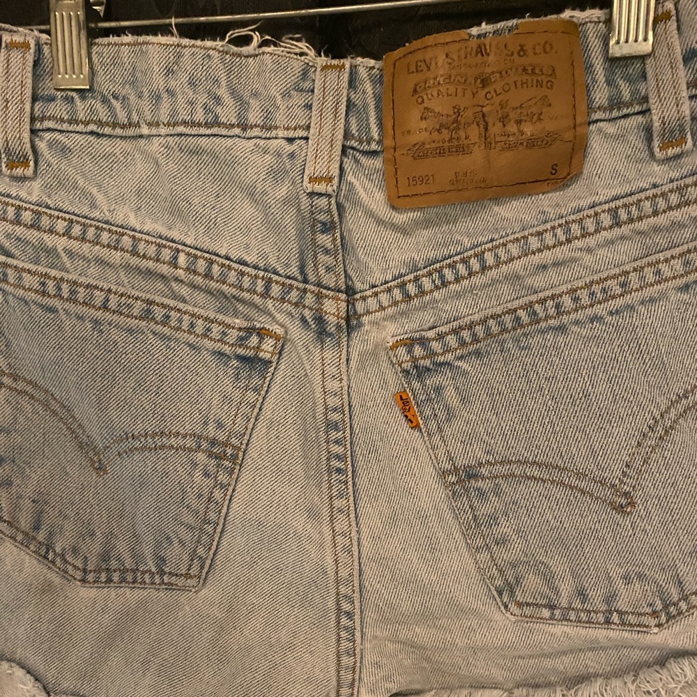 Vintage Levi’s blue Jean shorts